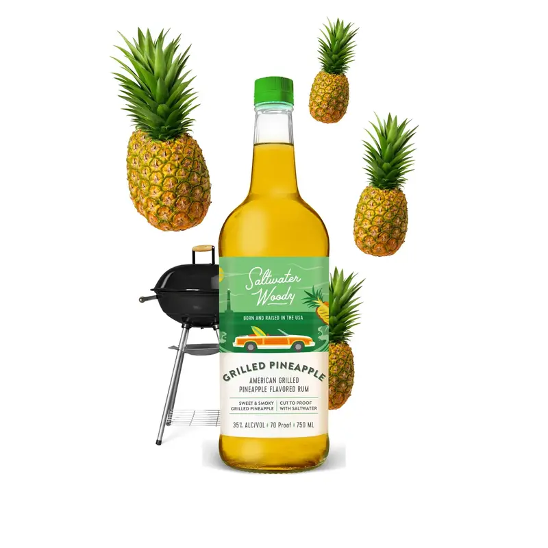 Saltwater Woody Grilled Pineapple Rum, USA (1L)