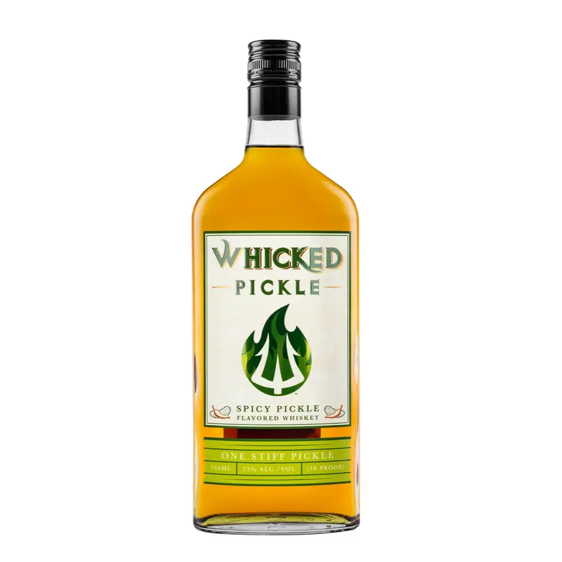 Whicked Spicy Pickle Flavored Whiskey, Missouri, USA (750ml)