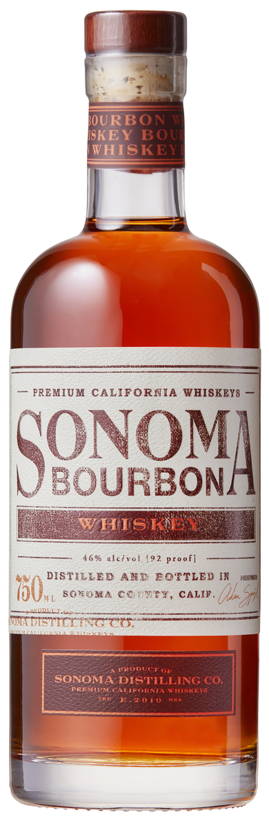 Sonoma Distilling Co. Bourbon Whiskey, California, USA (750ml)