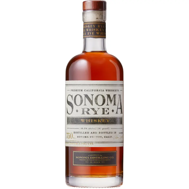 Sonoma Distilling Co. Rye Whiskey, Sonoma County, USA (750ml)