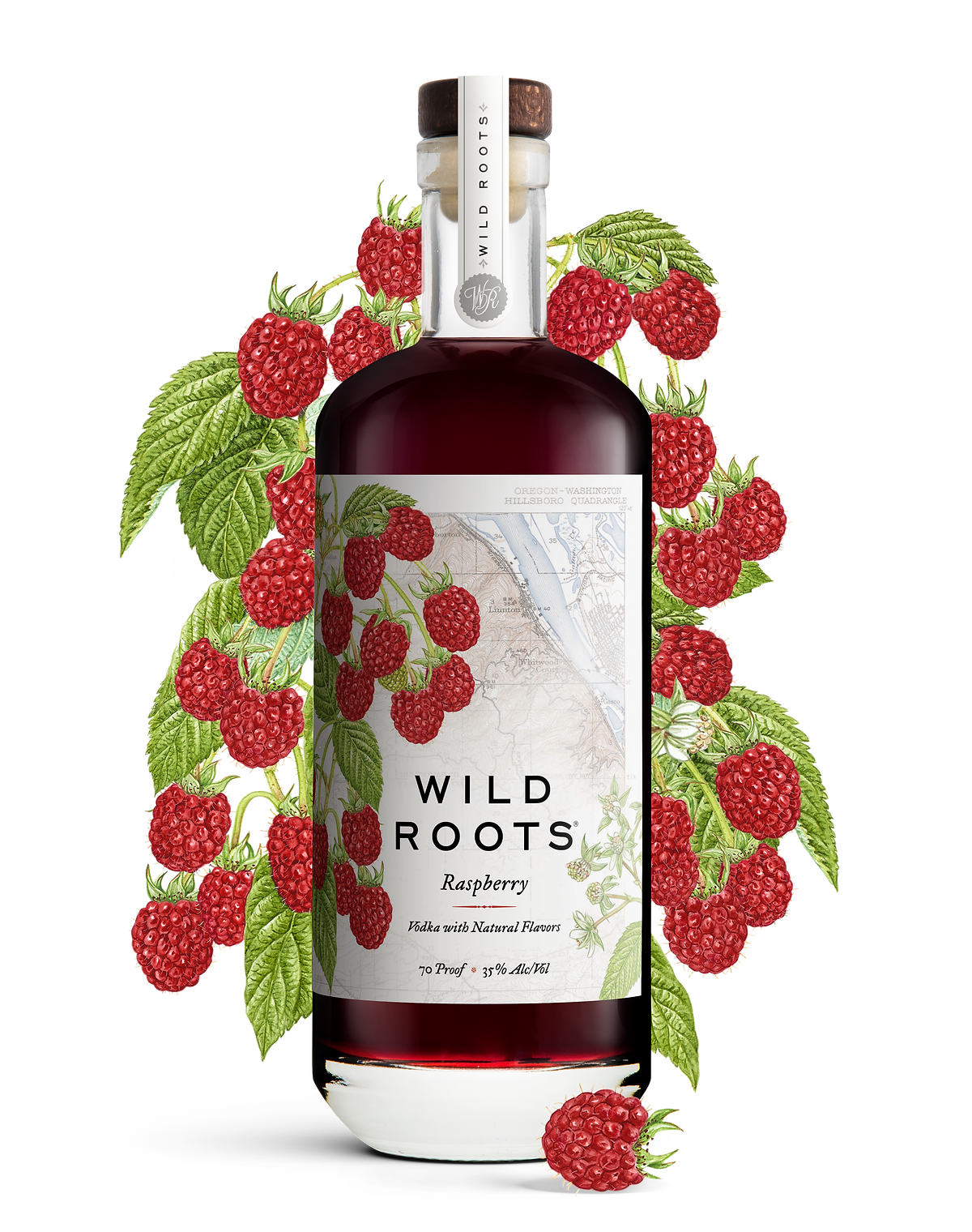 Wild Roots Raspbery Infused Vodka, Oregon, USA (750ml)