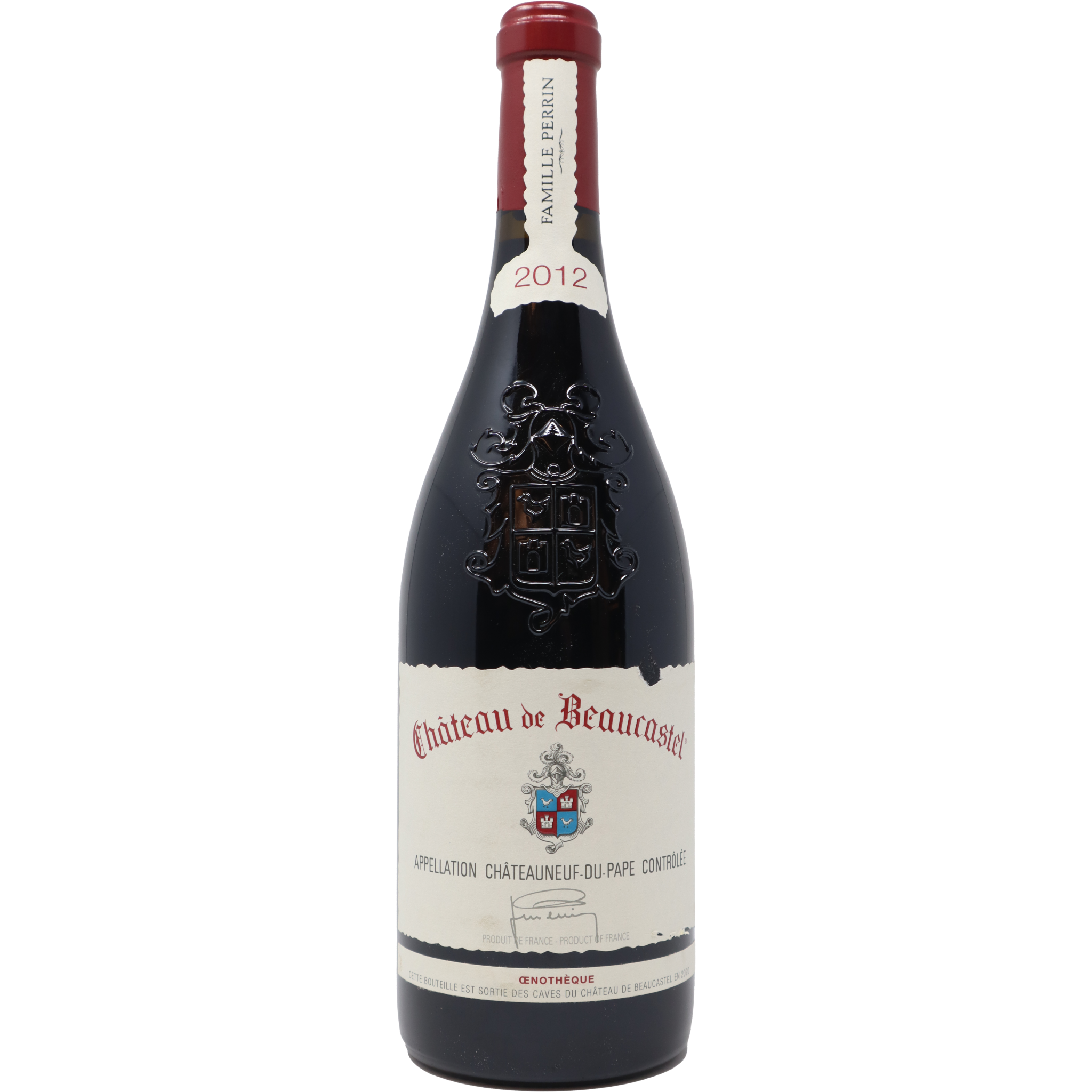 2012 Chateau de Beaucastel Chateauneuf-du-Pape, Rhone Valley, France