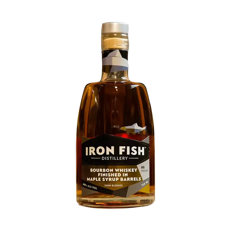Iron Fish Distillery Maple Syrup Barrel Finish Bourbon Whiskey, Michigan, USA (750ml)
