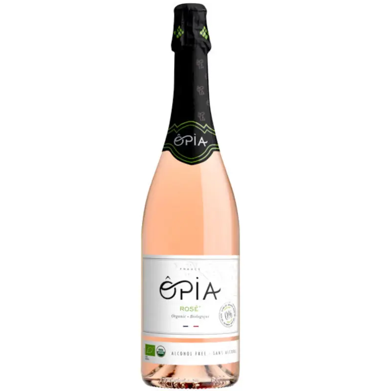 Opia Alcohol Free Organic Sparkling Rose, Vin de France (750ml)