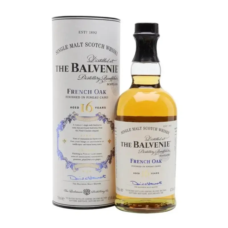 The Balvenie French Oak 16 Year Old Single Malt Scotch Whisky, Speyside, Scotland (750ml)