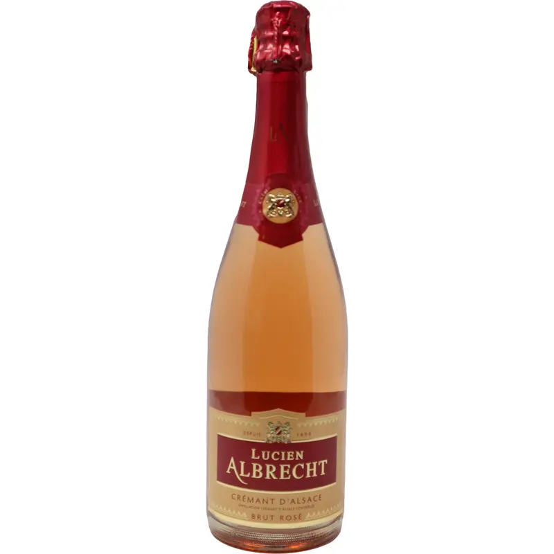 NV Lucien Albrecht Cremant d'Alsace Brut Rose, Alsace, France