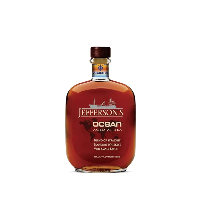 Jefferson's 'Ocean' Aged at Sea 'Voyage 24' Very Small Batch Straight Bourbon Whiskey Kentucky, USA