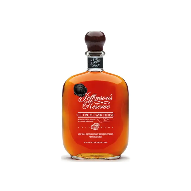 Jefferson's Reserve Old Rum Cask Finish Straight Bourbon Whiskey, Kentucky, USA (750ml)
