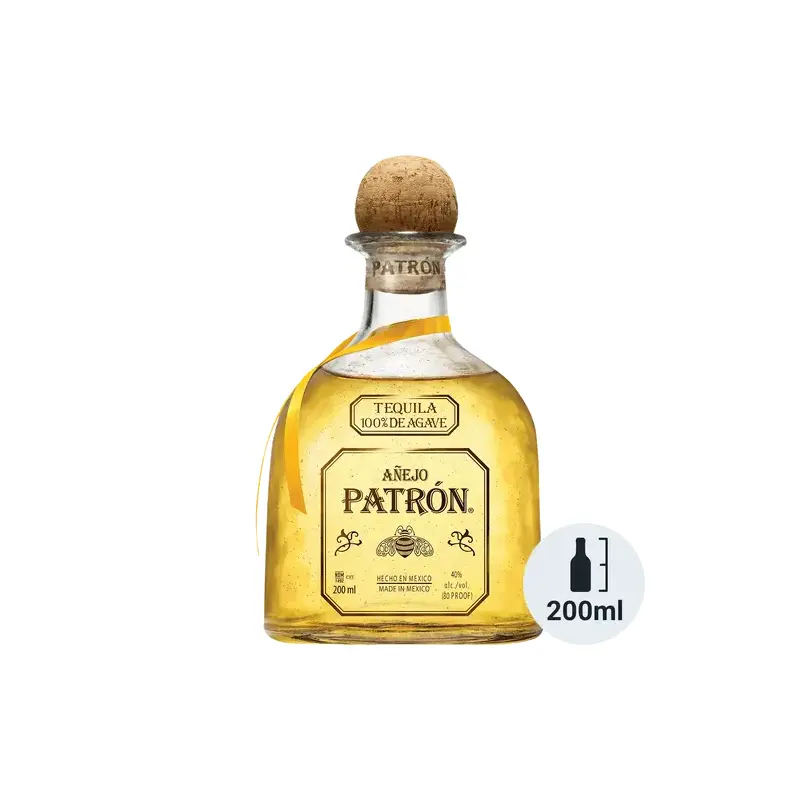 Patron Tequila Anejo Jalisco, Mexico (200ml)