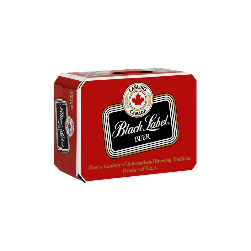 (24pk cans)-Carling Black Label Beer, Canada (12oz)