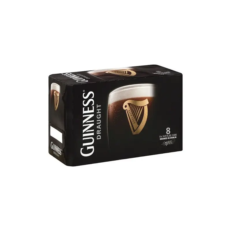 (24pk cans)-Guinness Draught Stout Beer, Ireland (440ml)