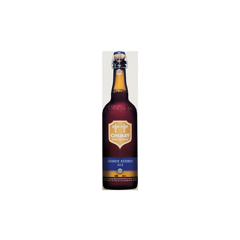 Chimay "Blue" Grande Reserve Dark Ale Beer, Belgium (750ml)