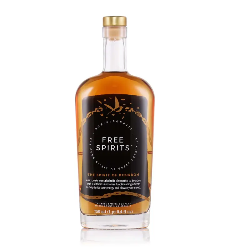 Free Spirits - The Spirit of Bourbon Non-Alcoholic Spirit, California, USA (750ml)
