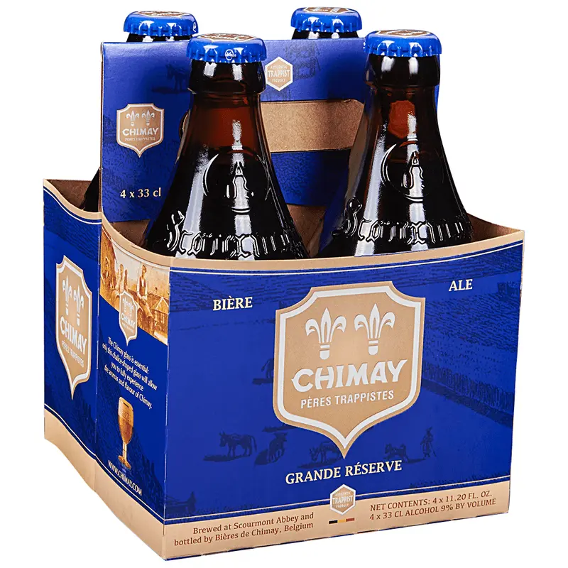 24pk-Chimay "Blue" Grande Reserve Dark Ale Beer, Belgium (330ml)