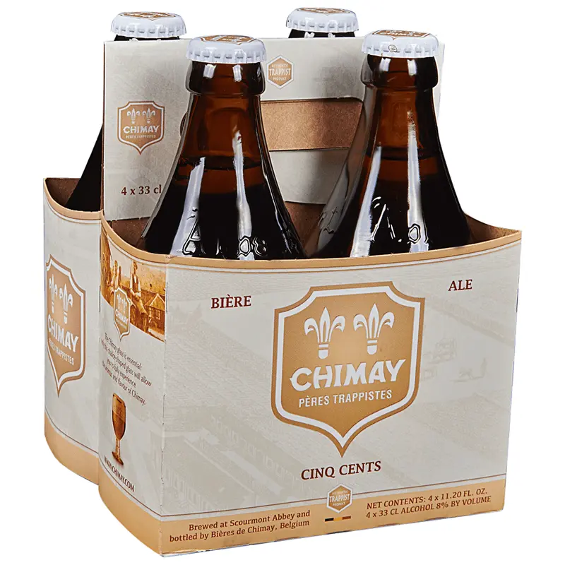 24pk-Chimay "White" Cinq Cents Triple Ale Beer, Belgium (330ml)