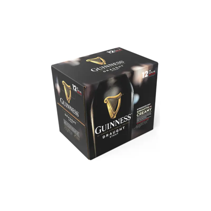 24pk-Guinness Draught Stout Beer, Ireland (330ml)