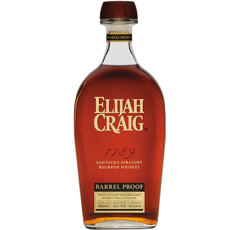 Elijah Craig 12 Year Old Barrel Proof Batch A123, Kentucky, USA (750ml)