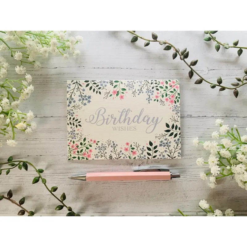 Birthday Wishes Meadow Card