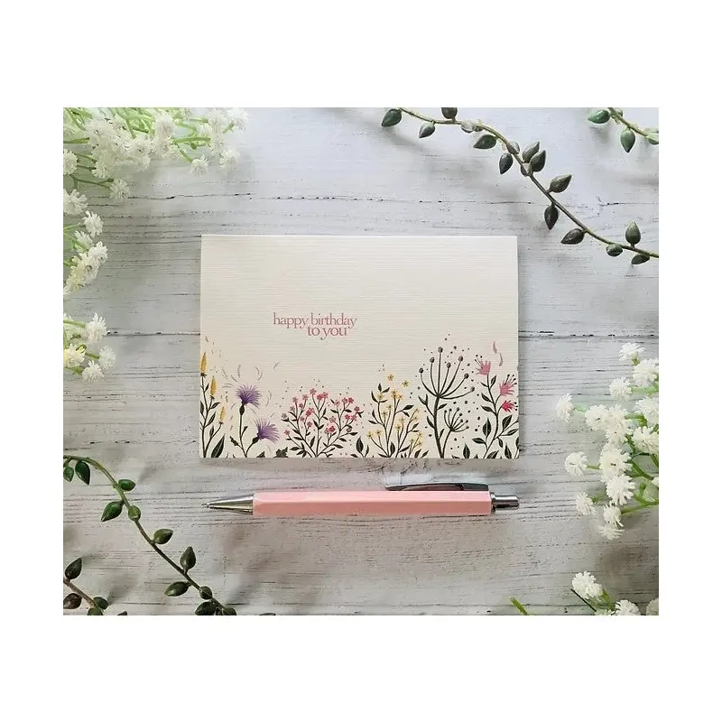 Happy Birthday To You Meadow Card