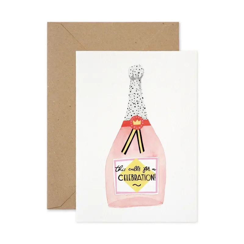 This calls for a Celebration - Champagne Card