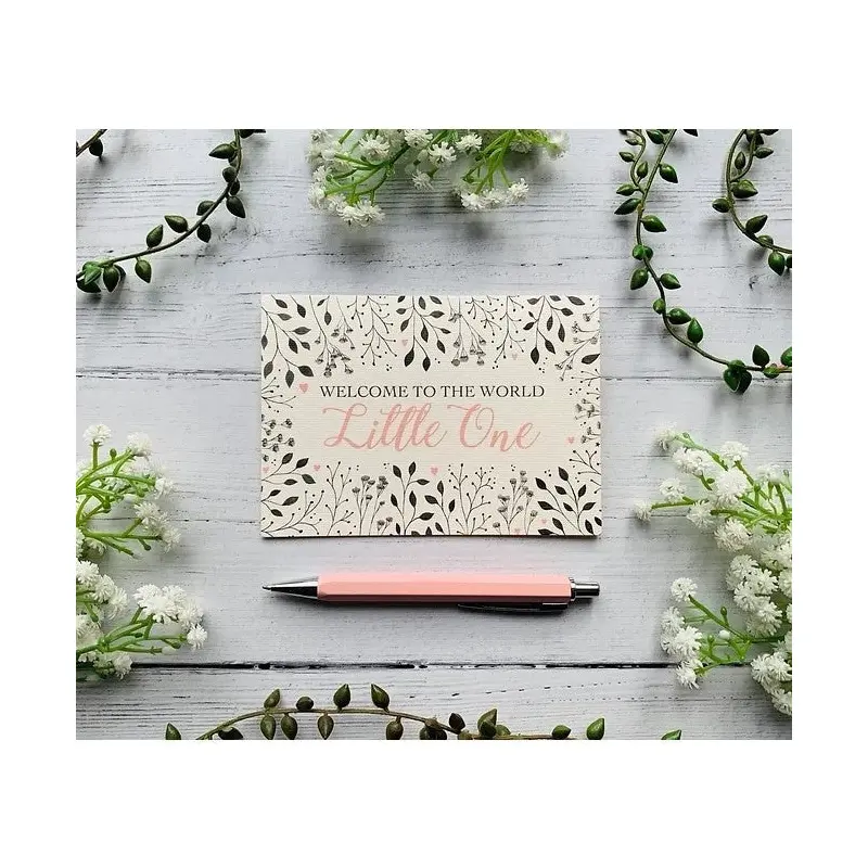 Welcome to The World Pink Card