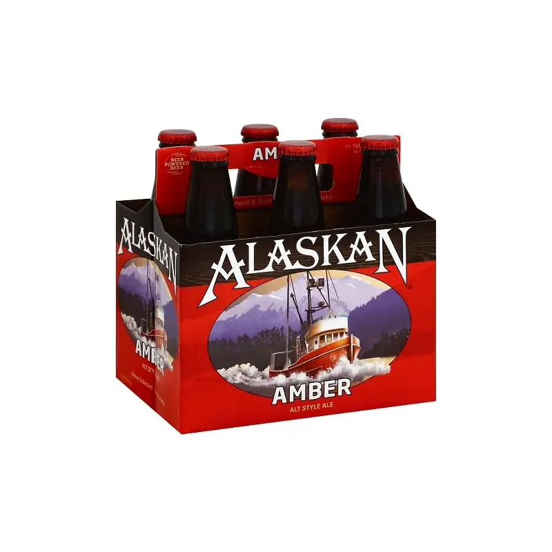 24pk-Alaskan Amber Alt-Style Ale Beer, Alaska, USA (12oz)