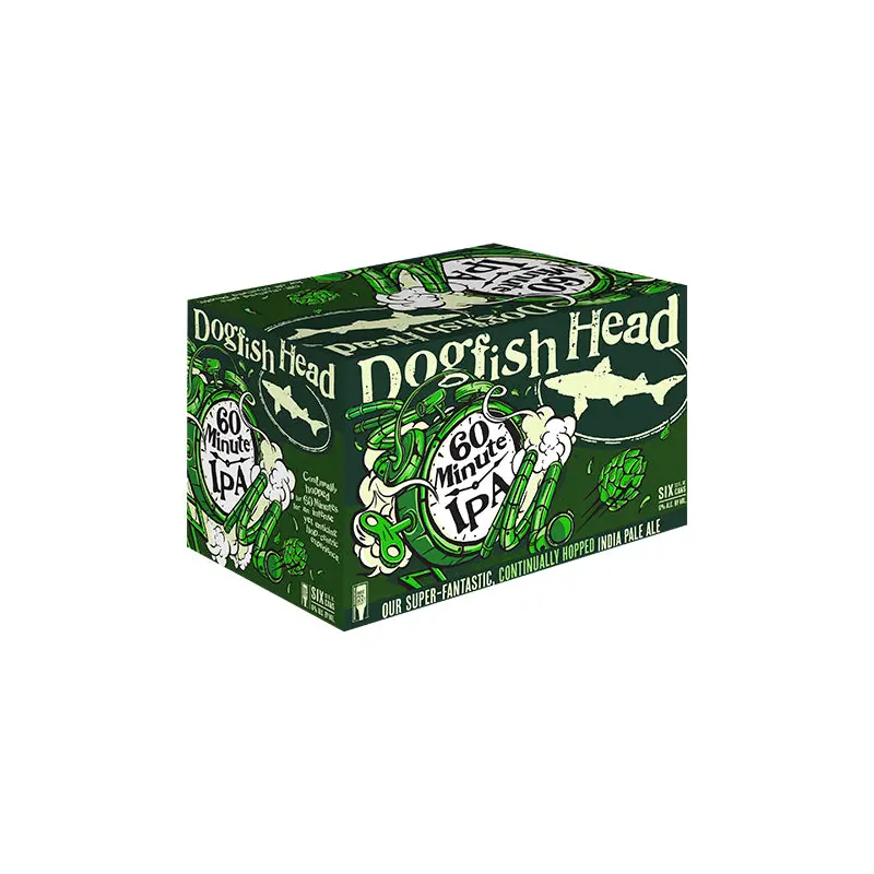 24pk-Dogfish Head 60 Minute India Pale Ale Beer, Delaware, USA (12oz)