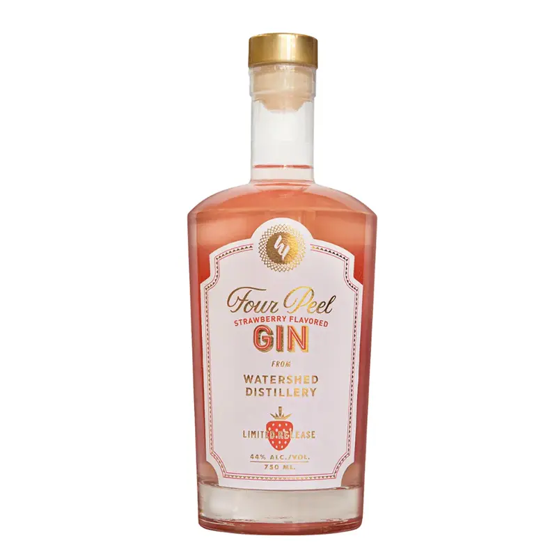 Watershed Four Peel Strawberry Gin, Ohio, USA (750ml)