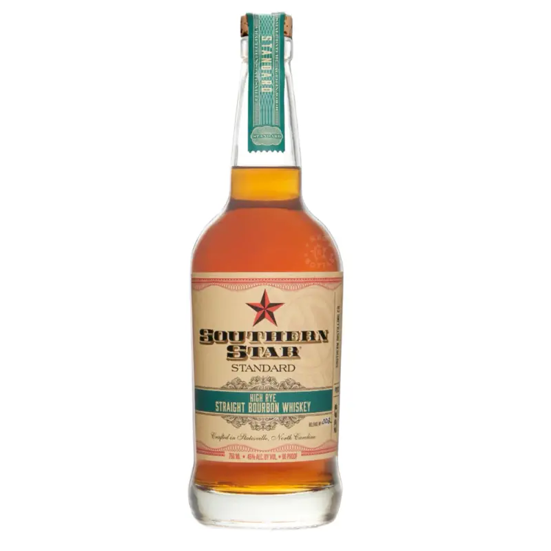 Southern Star Standard High Rye Straight Bourbon Whiskey, North Carolina, USA (750ml)