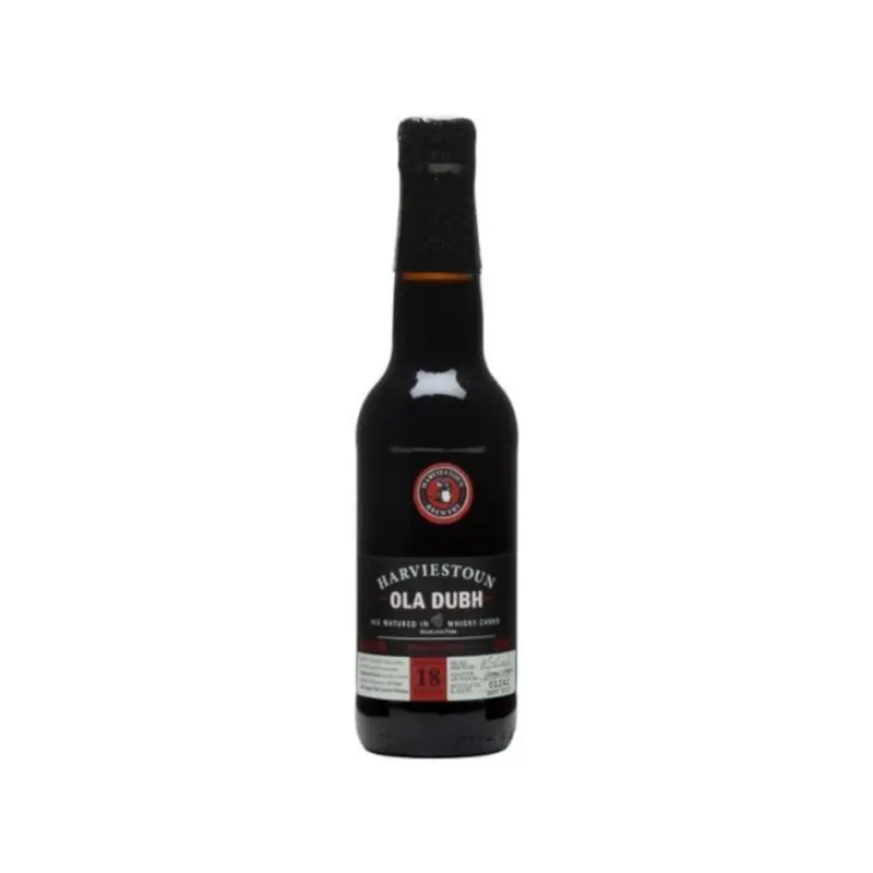 (12pk) Harviestoun Ola Dubh 18yr Whisky Barrel Aged Old Ale Beer, Scotland (330ml)