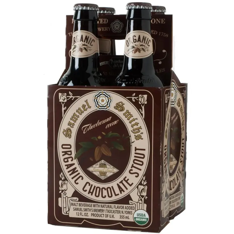 24pk-Samuel Smith's Organic Chocolate Stout Beer, England (12oz)