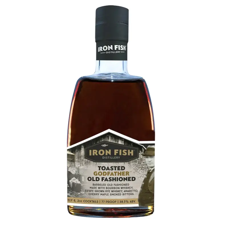 Iron Fish Distillery Toasted Godfather Old Fashioned, Michigan, USA (375ml)