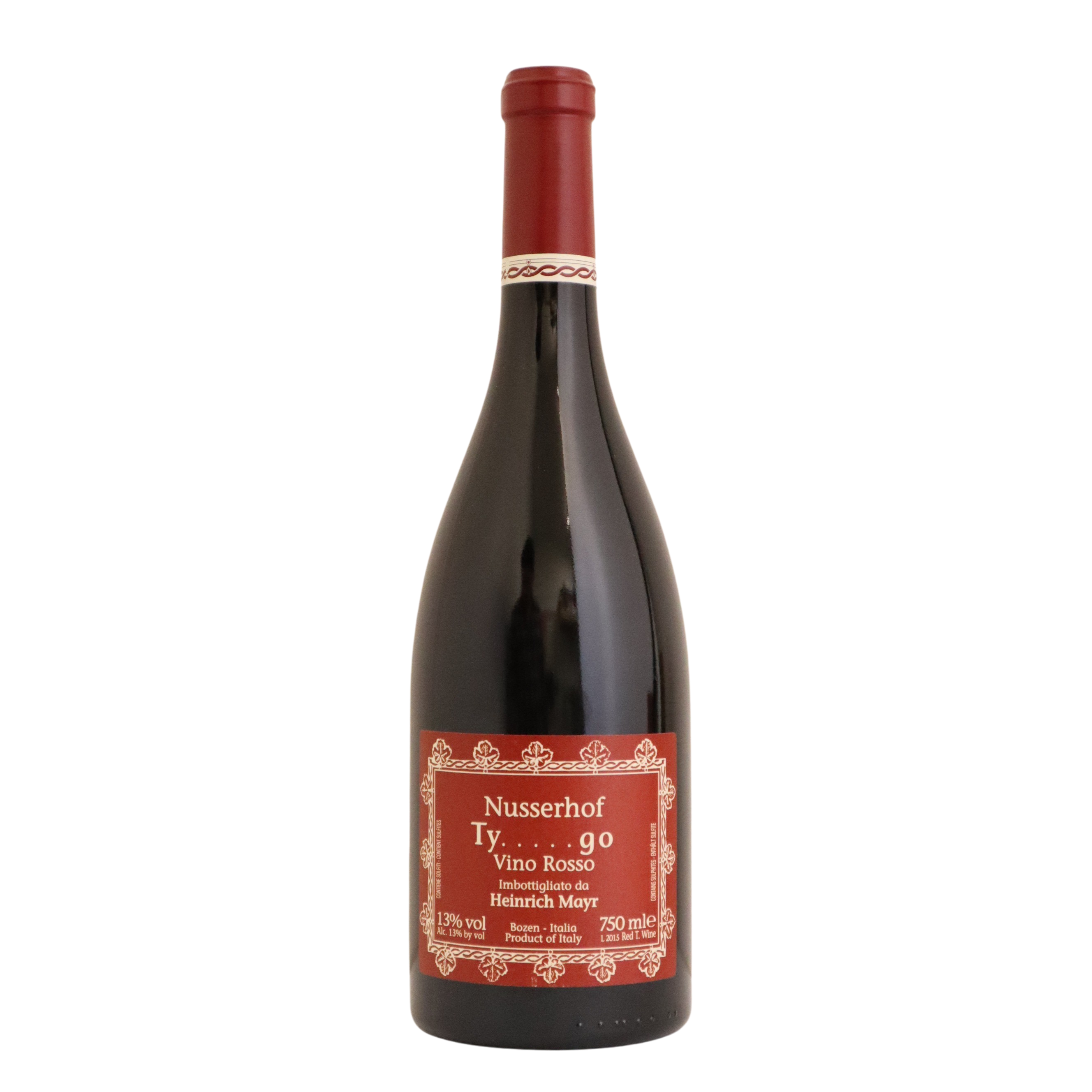 2015 Nusserhof Teroldego Vino da Tavola, Trentino-Alto Adige, Italy