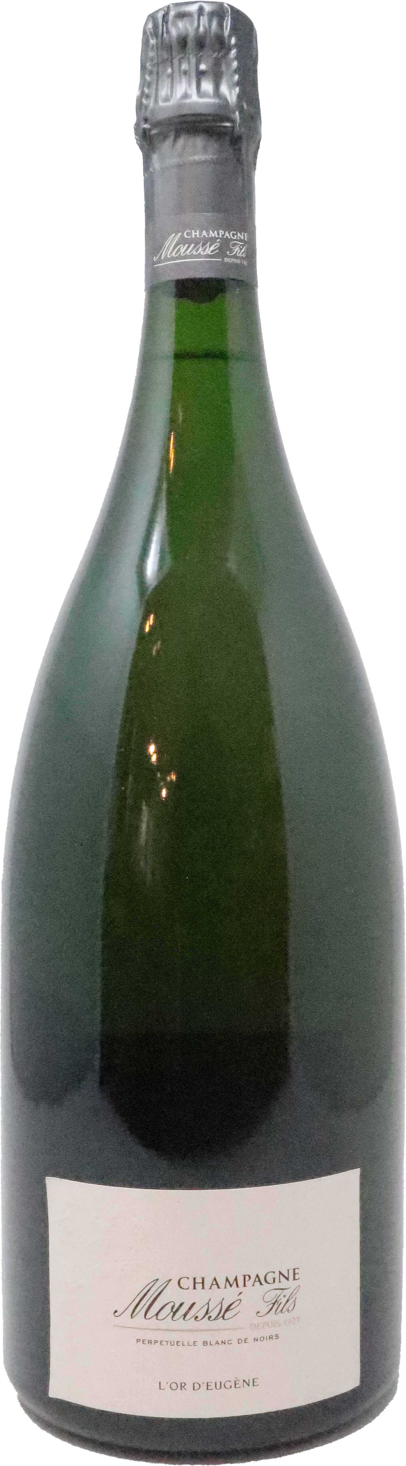 NV Mouss Fils lOr dEugene Perpetuelle Blanc de Noirs Brut, Champagne, France 1.5L MAG