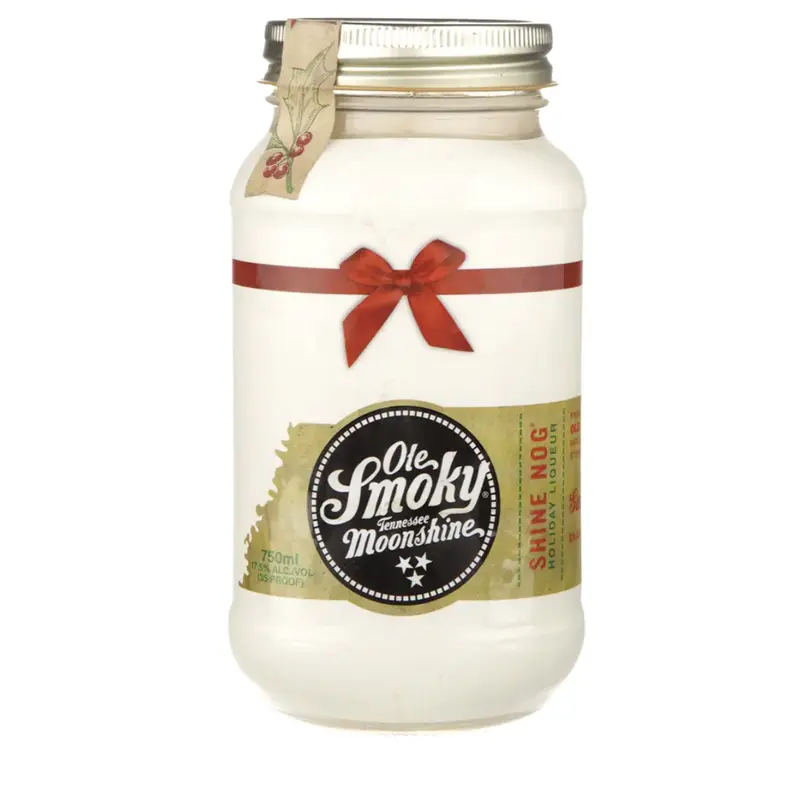 Ole Smoky 'Shine Nog' Holiday Liqueur Moonshine, Tennessee, USA (750ml)
