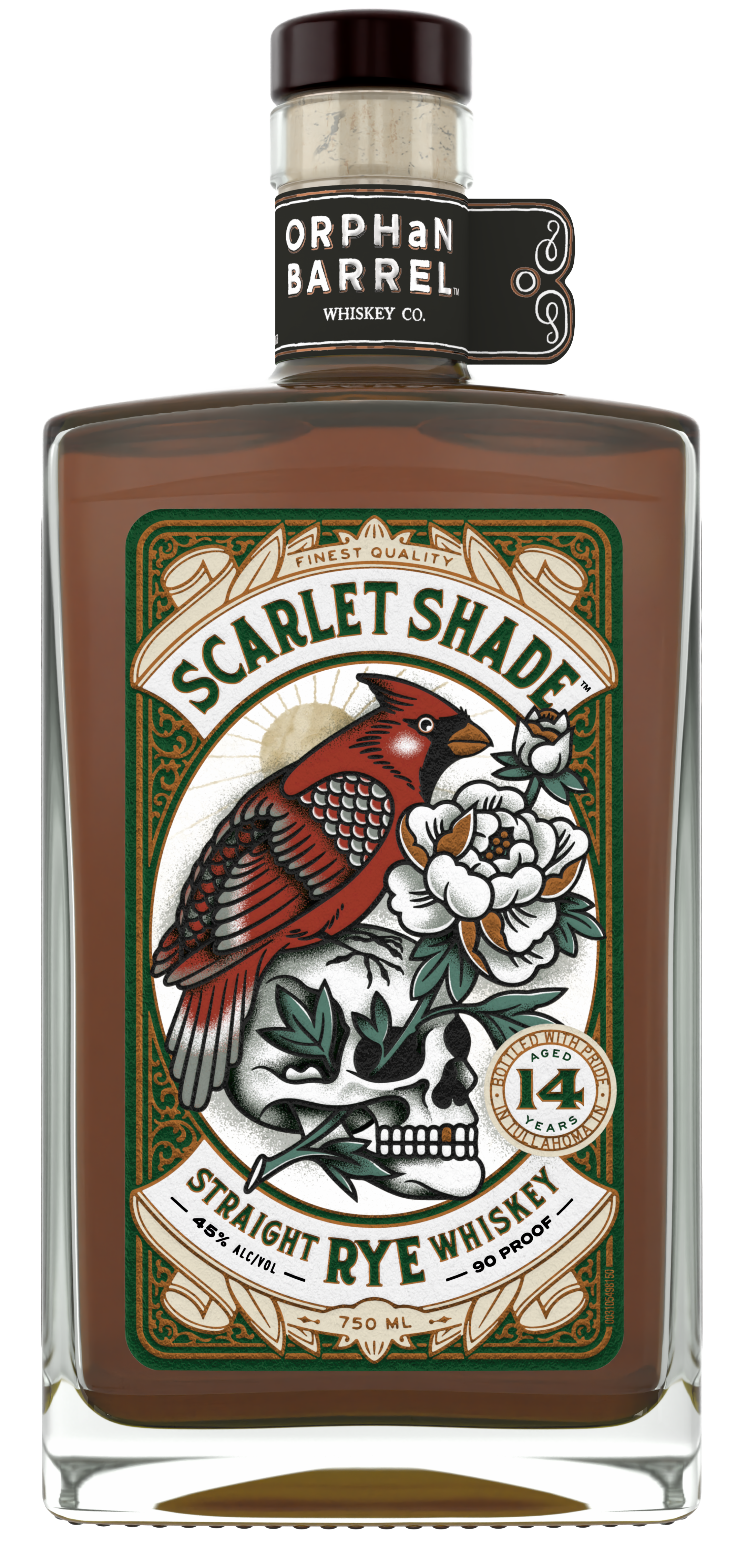 Orphan Barrel Scarlet Shade 14 Year Old Straight Rye Whiskey, USA (750ml)