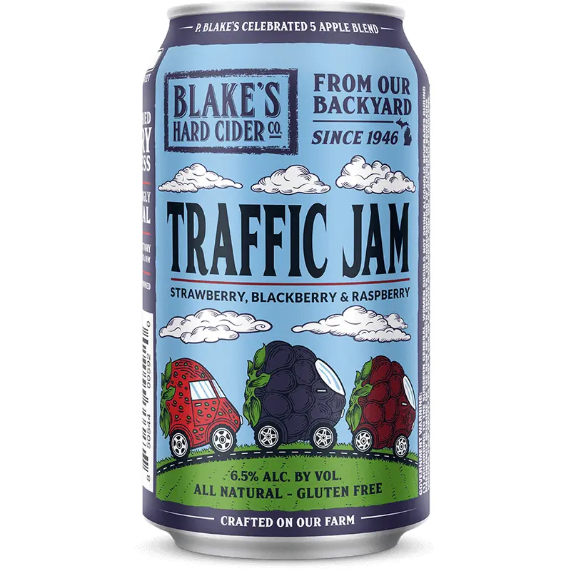 (24pk cans)-Blake's "Triple Jam Hard Cider, Michigan, USA (12oz)