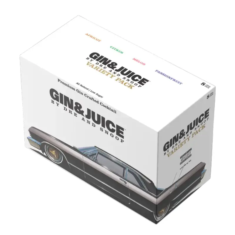 (8pk Cans) Gin & Juice By Dre And Snoop Ready-to-Drink Variety Pack, USA (355ml)