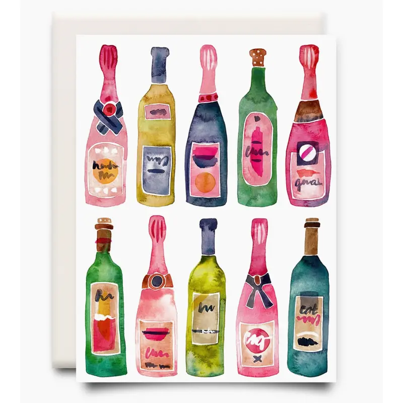 Champagne Greeting Card