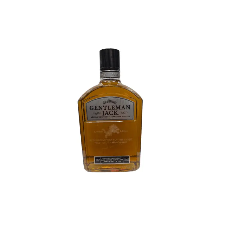 Jack Daniel's 'Gentleman Jack' Rare Tennessee Whiskey Detroit Lions 90th Anniversary Engraved Bottle, Tennessee, USA (750ml)