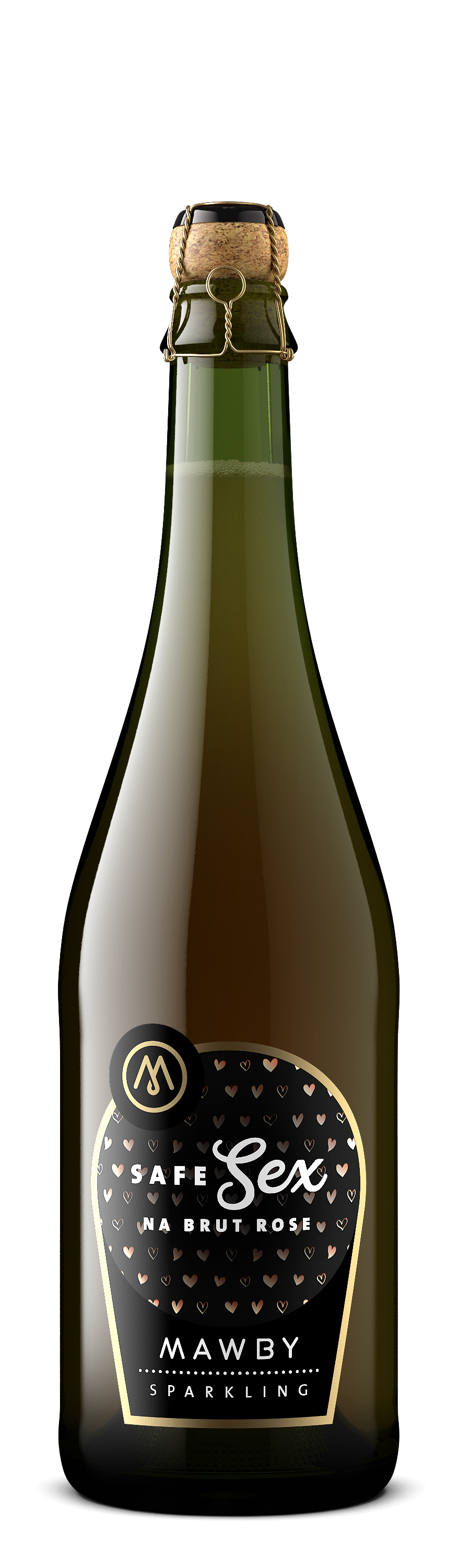 NV L. Mawby Safe Sex Non-Alcoholic Rose Brut, Michigan, USA (750ml)