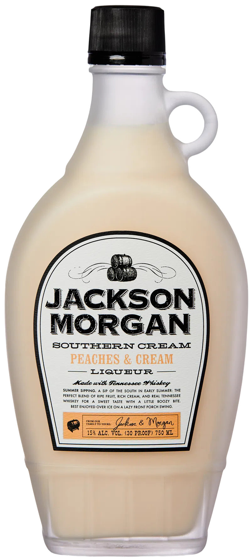 Jackson Morgan Southern Cream 'Peaches & Cream' Liqueur, Tennessee, USA (750ml)