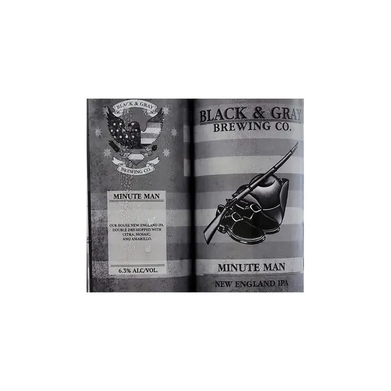 Black & Gray Minuteman 4Pk