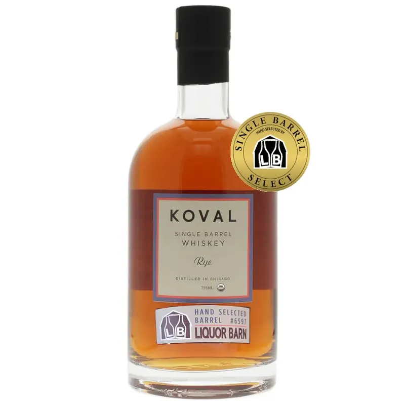 Koval Liquor Barn Single Barrel Rye 750ML