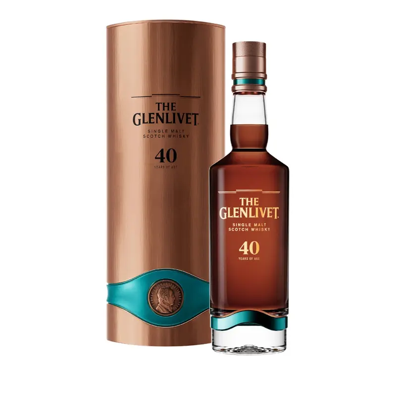 The Glenlivet 40 Years Old Single Malt Scotch Whisky, Speyside, Scotland (700ml)