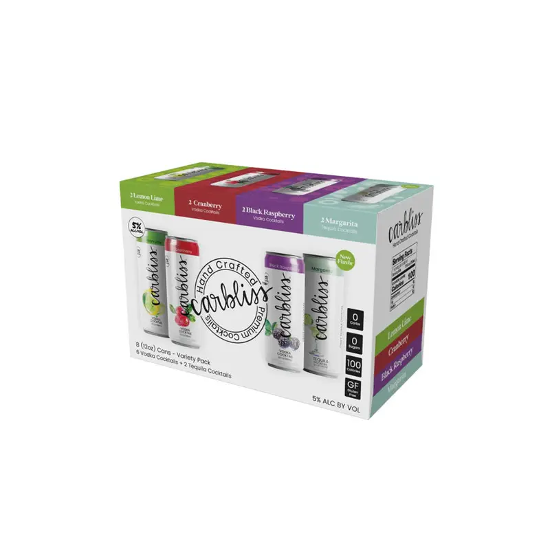 Carbliss Vodka Cocktail Variety 8Pk