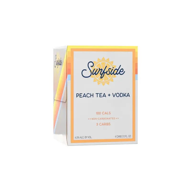 Surfside Peach Iced Tea & Vodka 4Pk