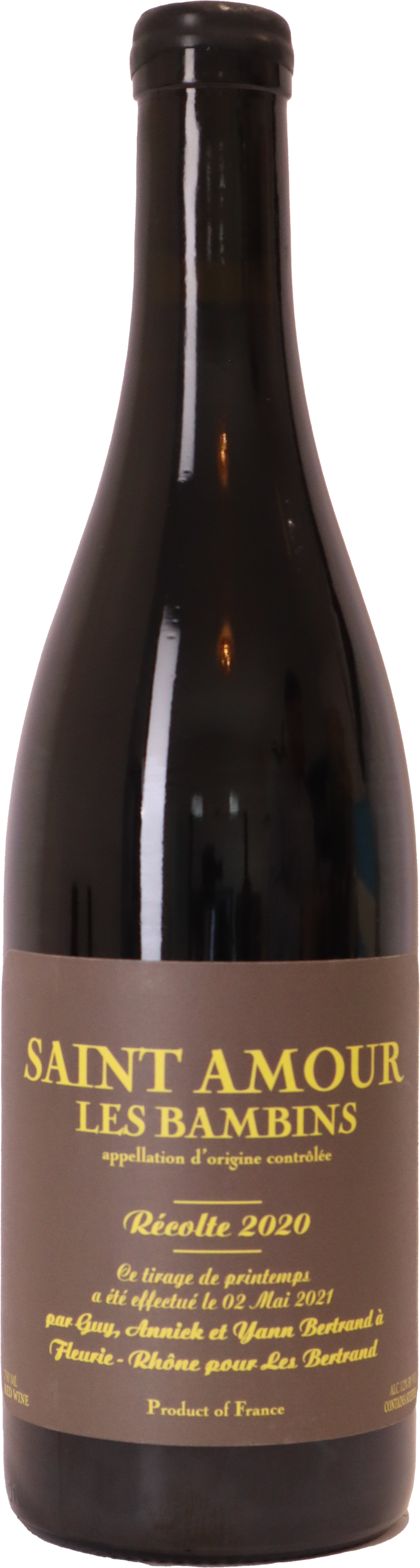 2023 Yann Bertrand Saint-Amour "Les Bambins" Beaujolais, France