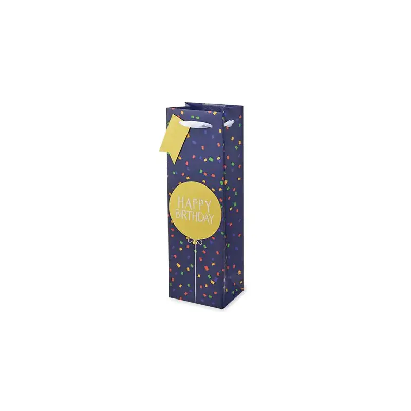 Birthday Confetti Wine Bag