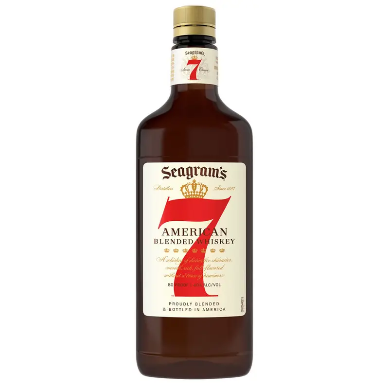 Seagram's 7 Crown American Whiskey 750ML Plastic